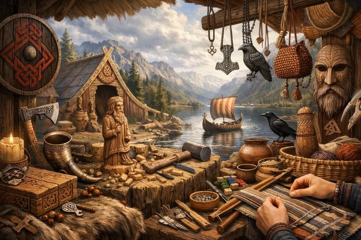 norse pagan art and crafts