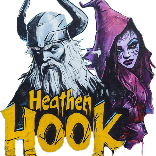 About heathen hook logo